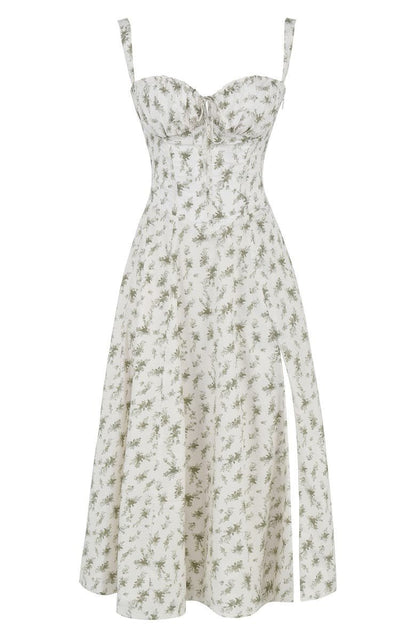 Women's Corset Midi Dress – Feminine Silhouette & Effortless Charm
