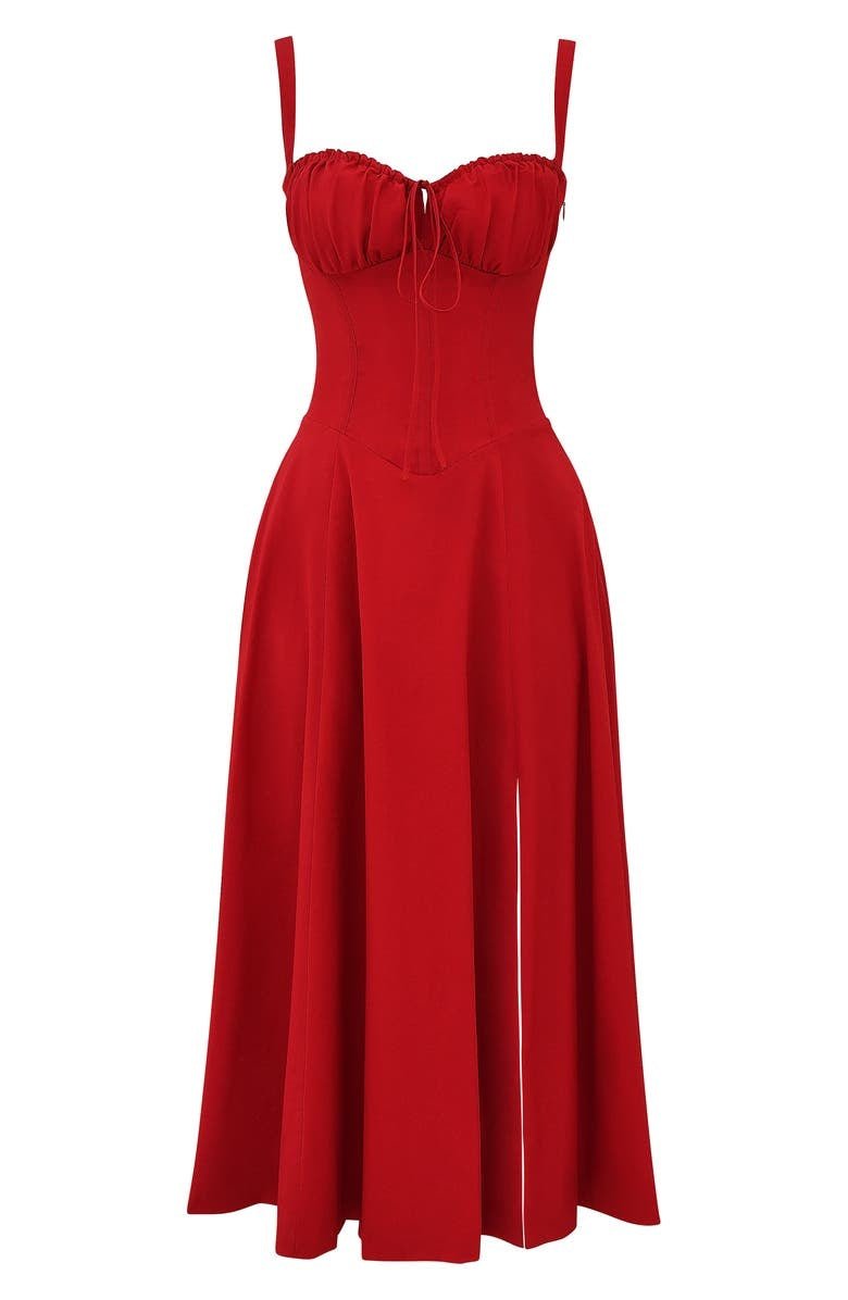 Women's Corset Midi Dress – Feminine Silhouette & Effortless Charm