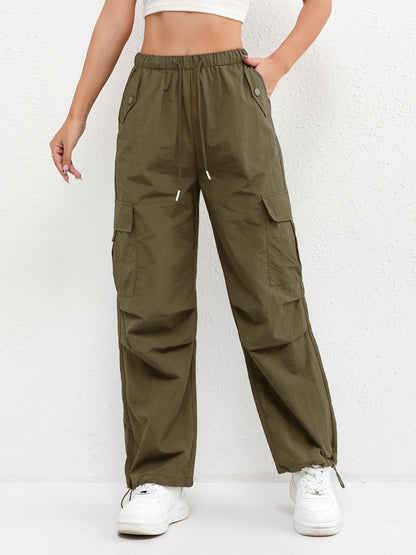 Rachelle – Women Cargo Drawstring Casual Pants