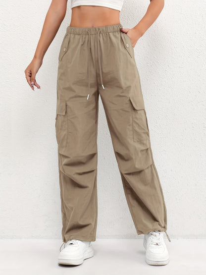 Rachelle – Women Cargo Drawstring Casual Pants