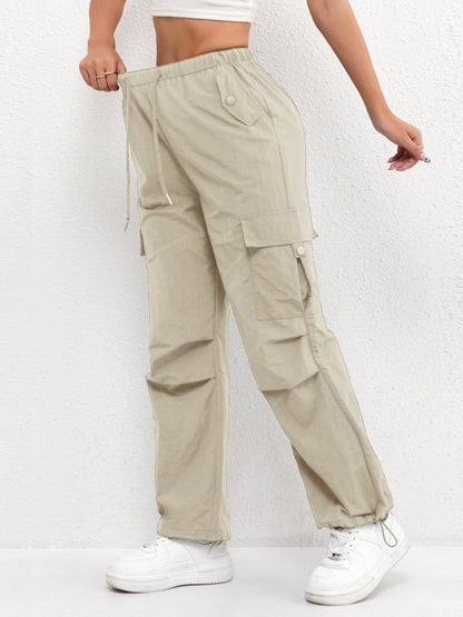 Rachelle – Women Cargo Drawstring Casual Pants