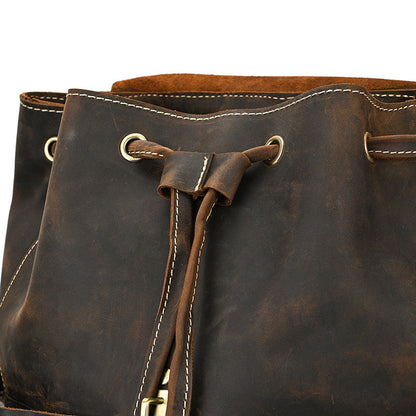 Damen Leder Rucksack 20L Kalyra – Vintage Backpack aus Echtleder