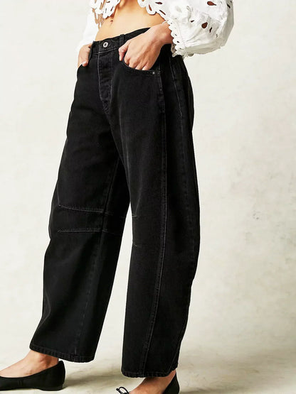 Women's Leopard Print Jeans | Bold, Relaxed & Chic
