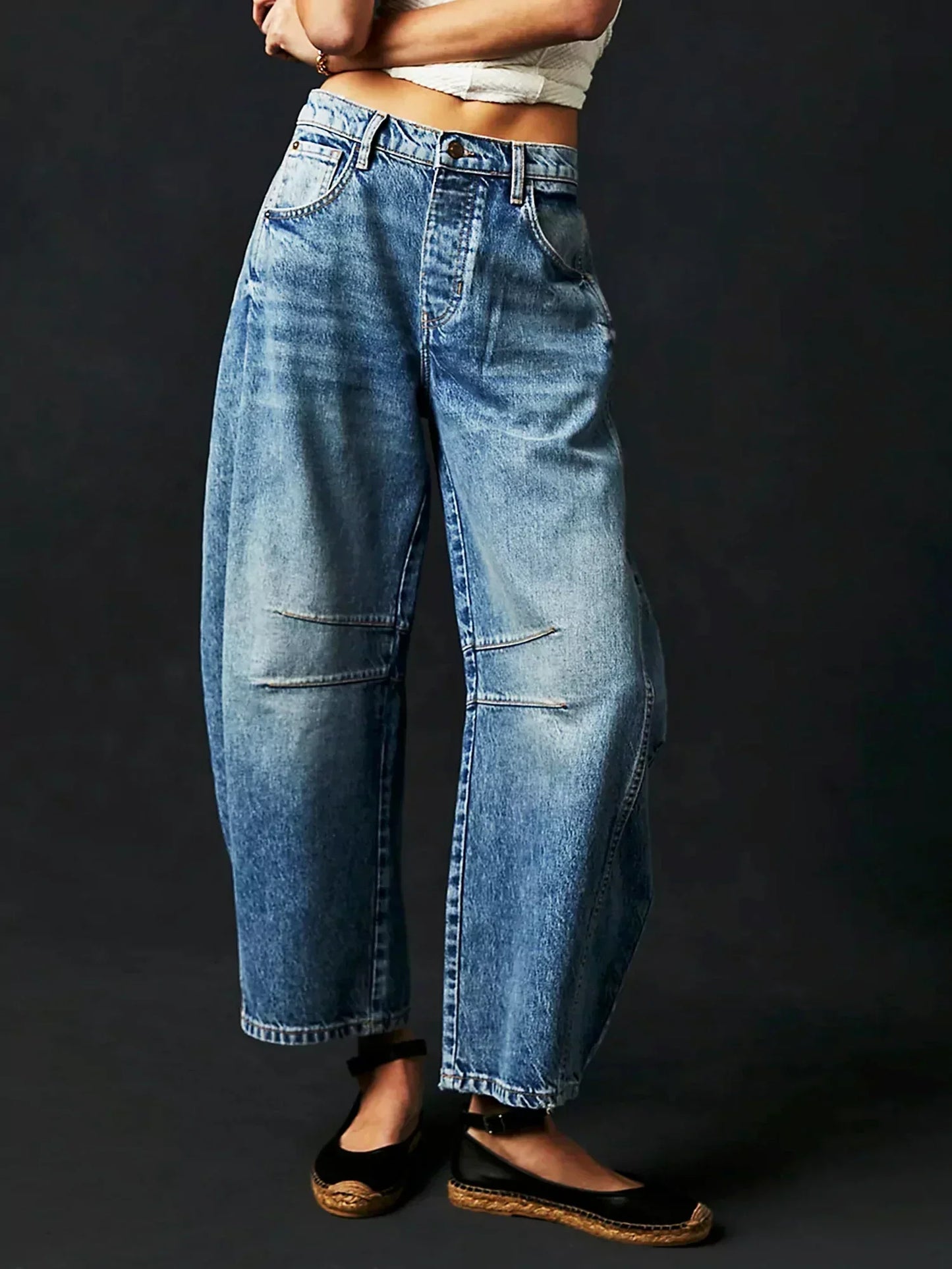 Women's Leopard Print Jeans | Bold, Relaxed & Chic