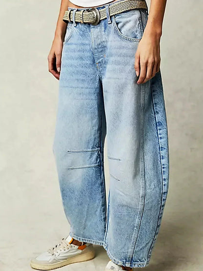 Women's Leopard Print Jeans | Bold, Relaxed & Chic