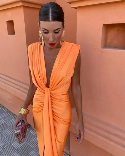 Women's Pleated Maxi Dress | Elegant, Flattering & Perfect for Formal Events