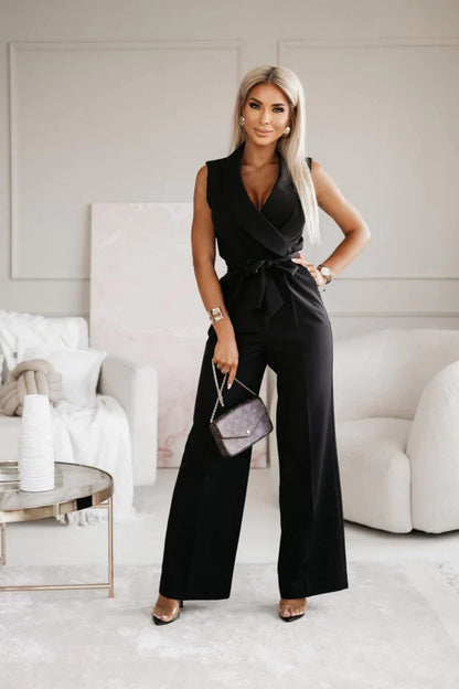 Women's Sleeveless Jumpsuit | Elegant & Flattering