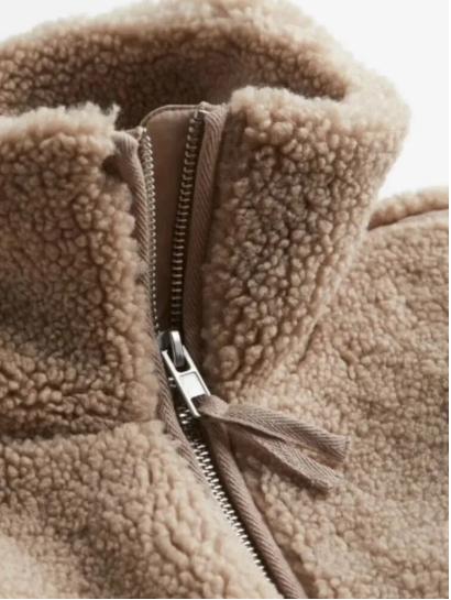 Celandria – Women’s Oversized Teddy Fleece Jacket