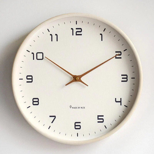 Houten Wandklok Scandinavisch Minimalistisch Stil 25cm 30cm Rond | Restfield