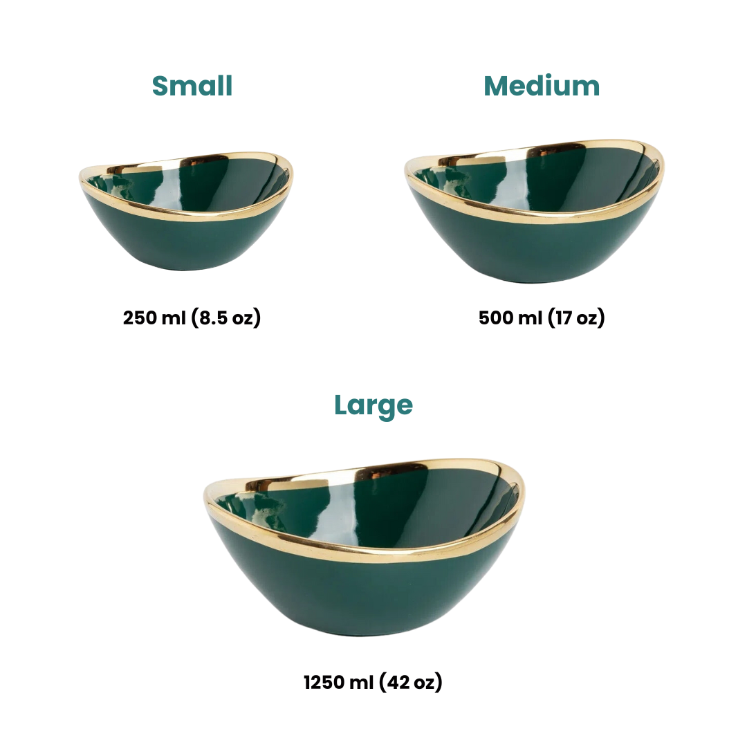 Emerald Deep Green Bowls