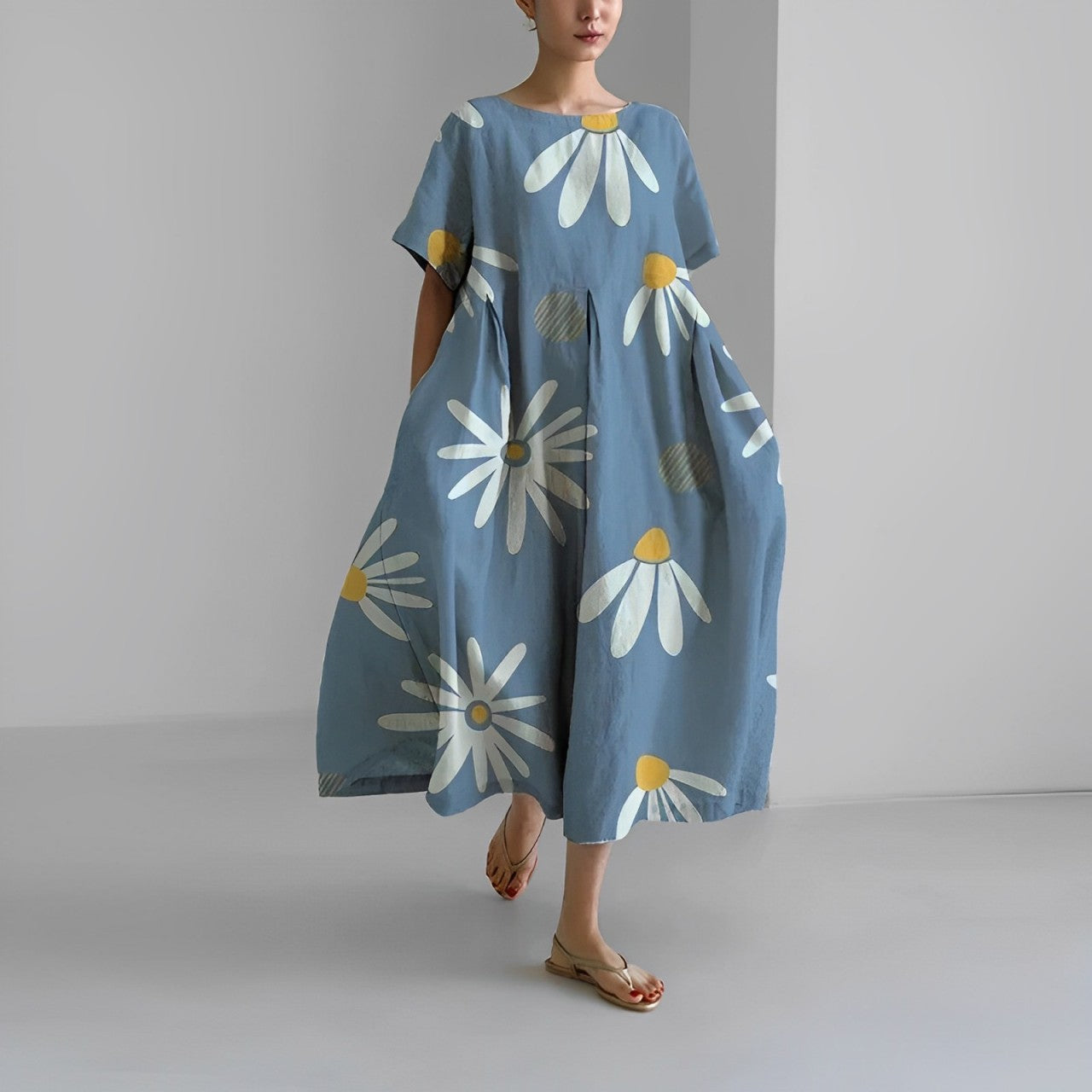 Simona™ Vestido Maxi Bohemio
