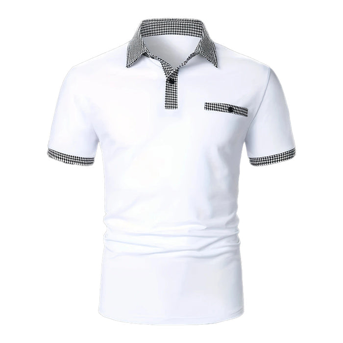 Men’s Colourblock Polo Shirt | Lightweight & Breathable