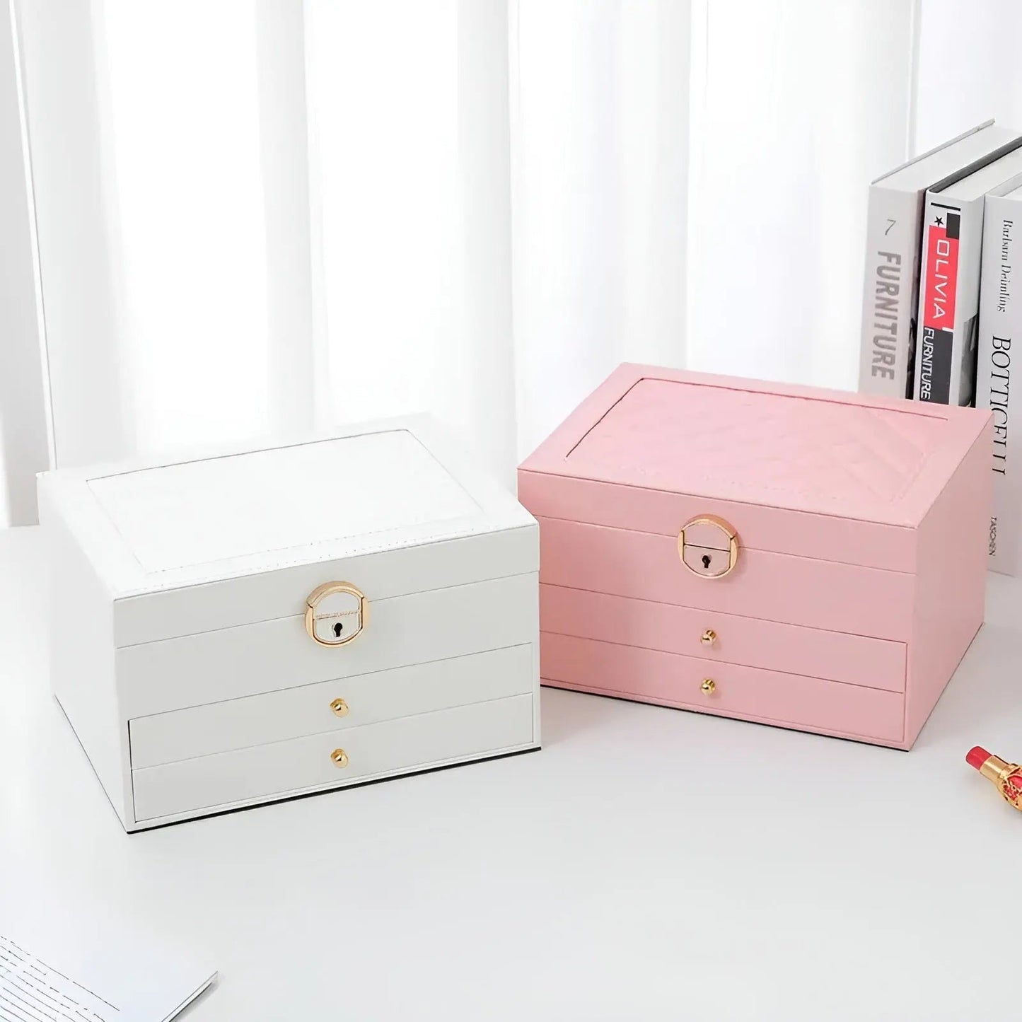 Luxus Többrétegű Ékszeres Doboz - EleganceBox