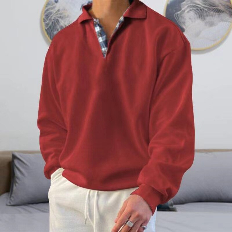 Leichter Herren Herbstpullover mit lockerer Passform – Benedikt