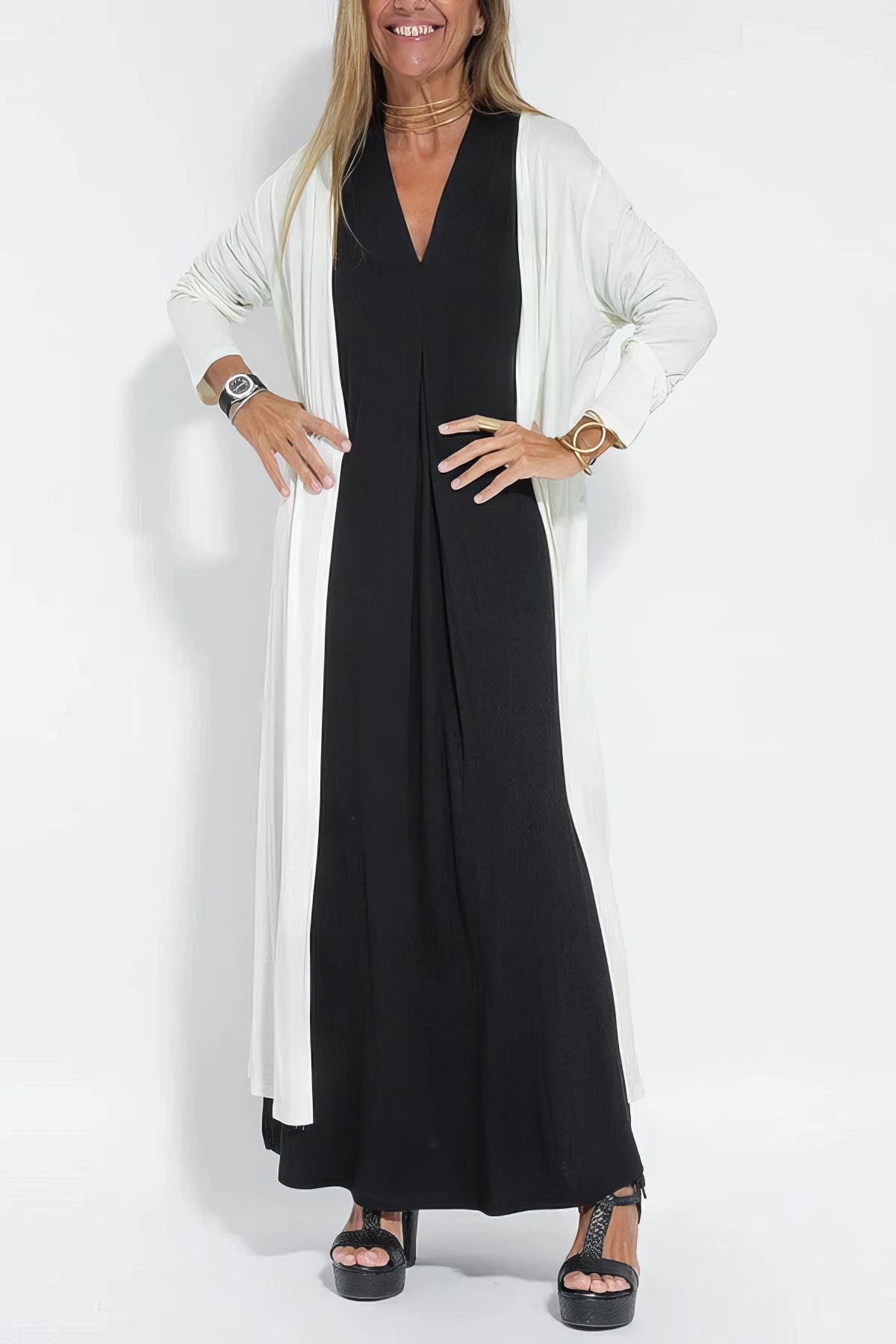 CLAIRE | ELEGANTNA DOLGA OBLEKA