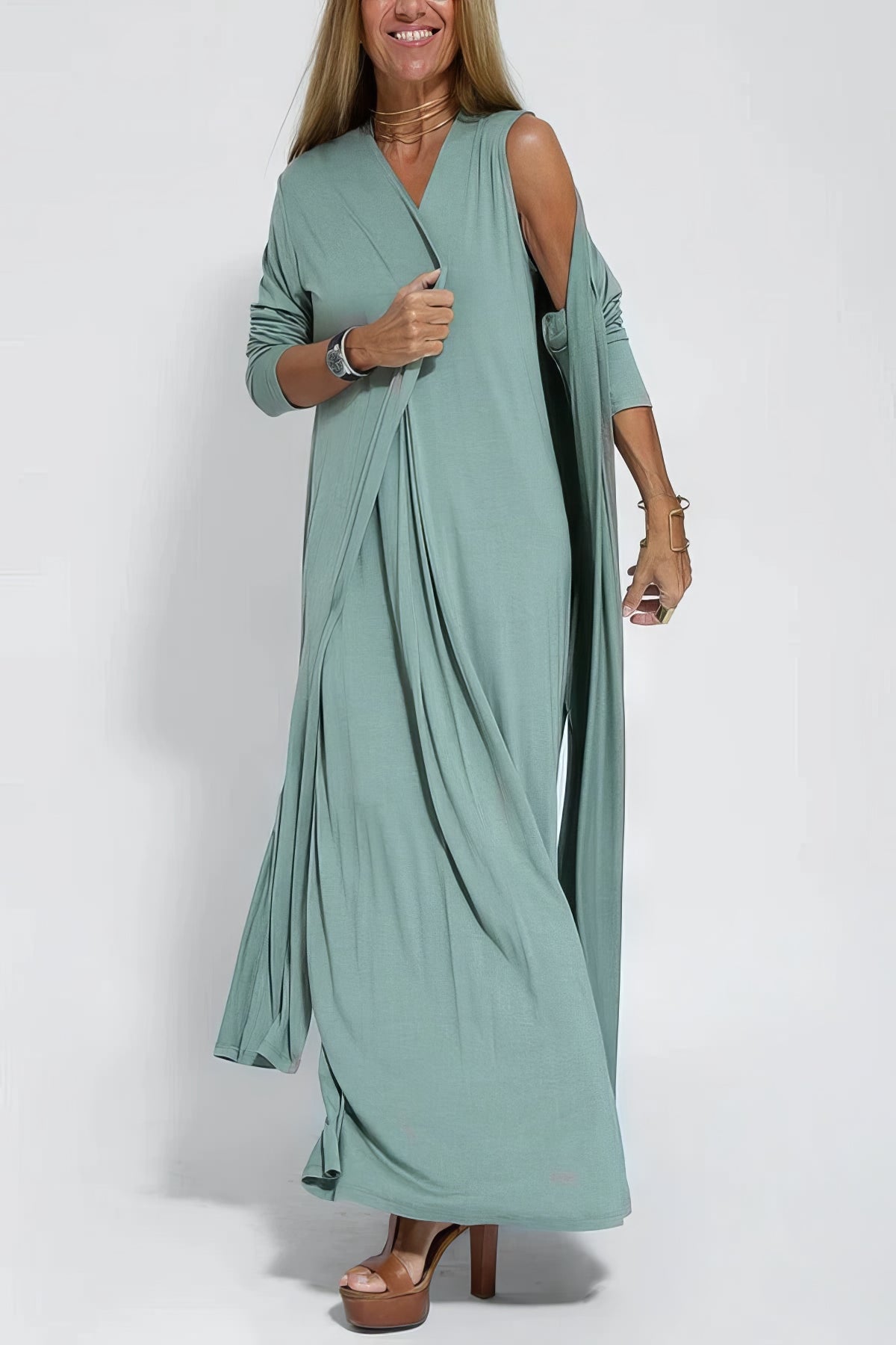 CLAIRE | ELEGANTNA DOLGA OBLEKA