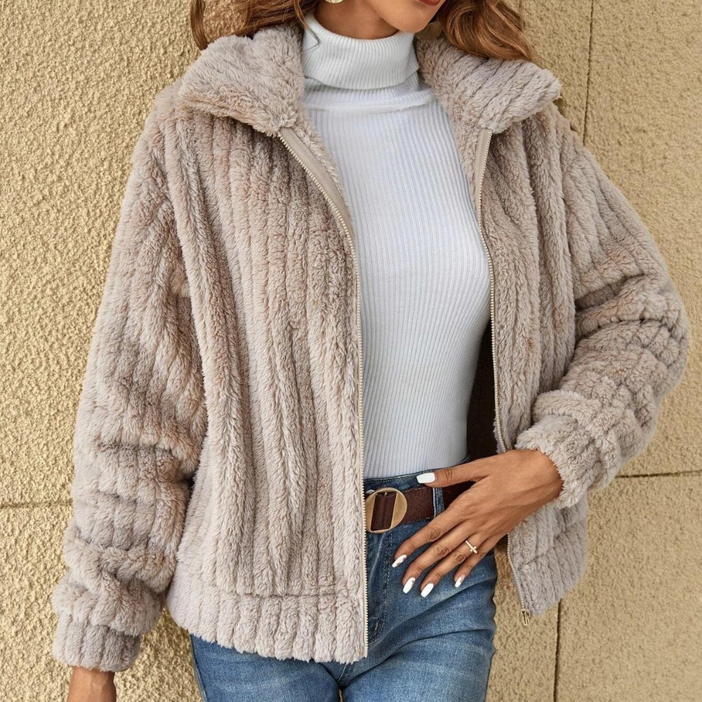 Zoe - Stylový teddy cardigan