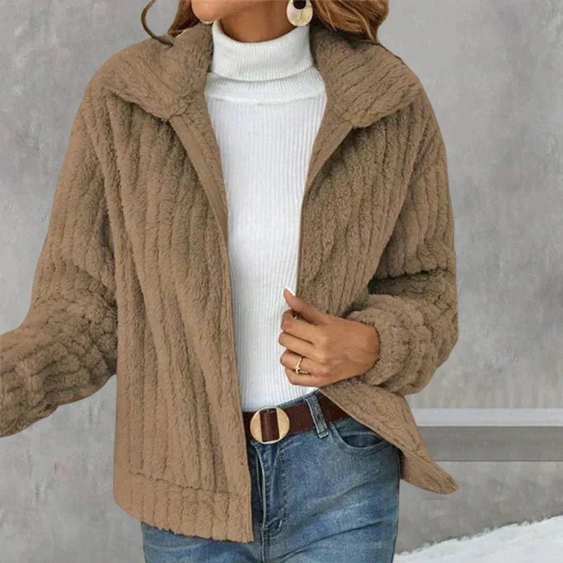 Zoe - Stylový teddy cardigan
