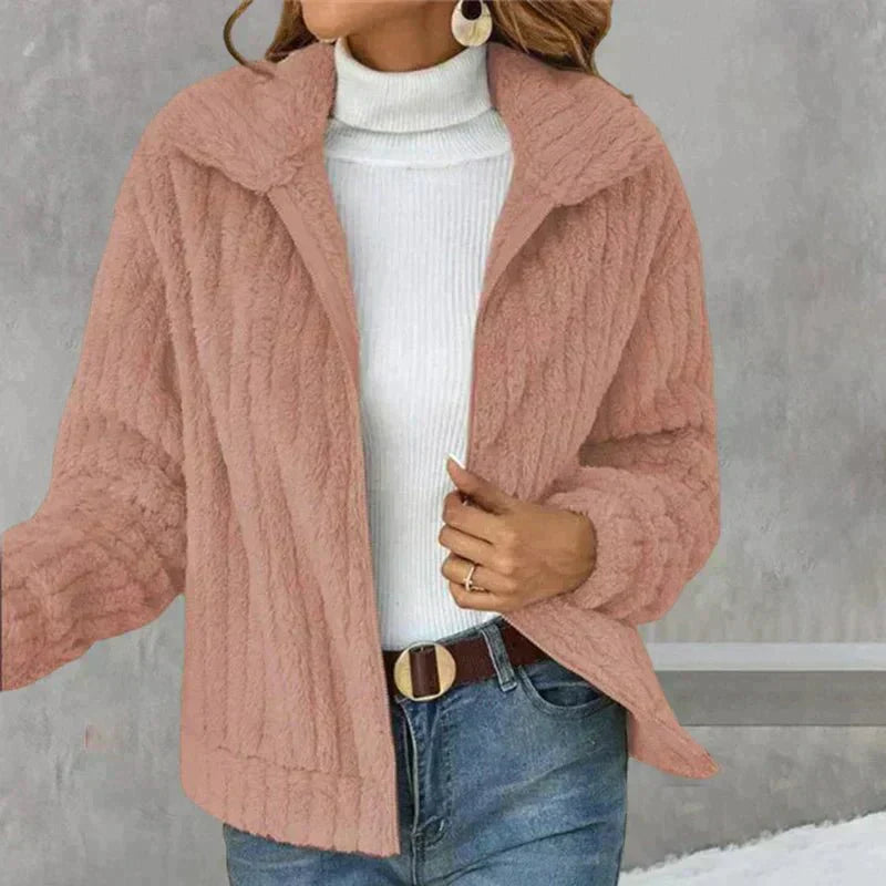 Zoe - Stylový teddy cardigan