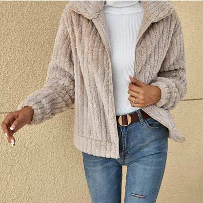 Zoe - Stylový teddy cardigan