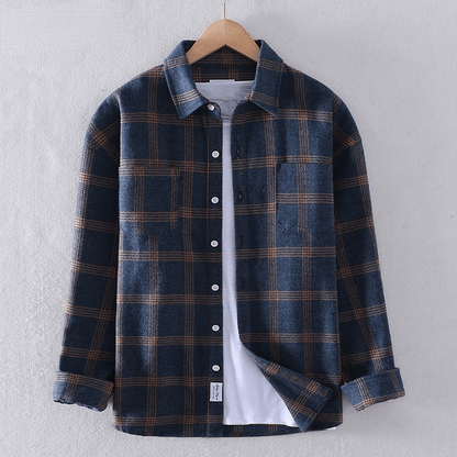 Achilles | Men's Checkered Casual Button-Down Shirt