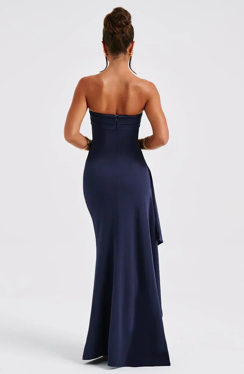 Damska Sukienka Wieczorowa Bandeau | Maxi