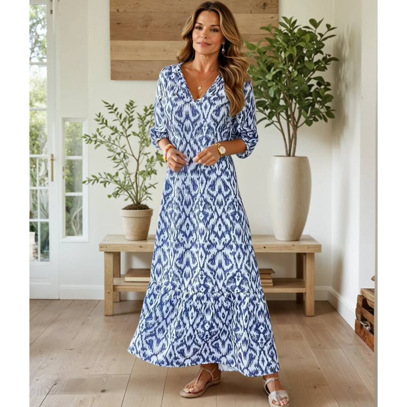 Zara Women's Elegant Summer Maxi Dress