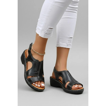 Helena | Damen Sommer Sandalen Mit Plateau Für Alltag