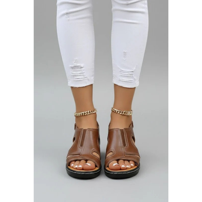 Helena | Damen Sommer Sandalen Mit Plateau Für Alltag