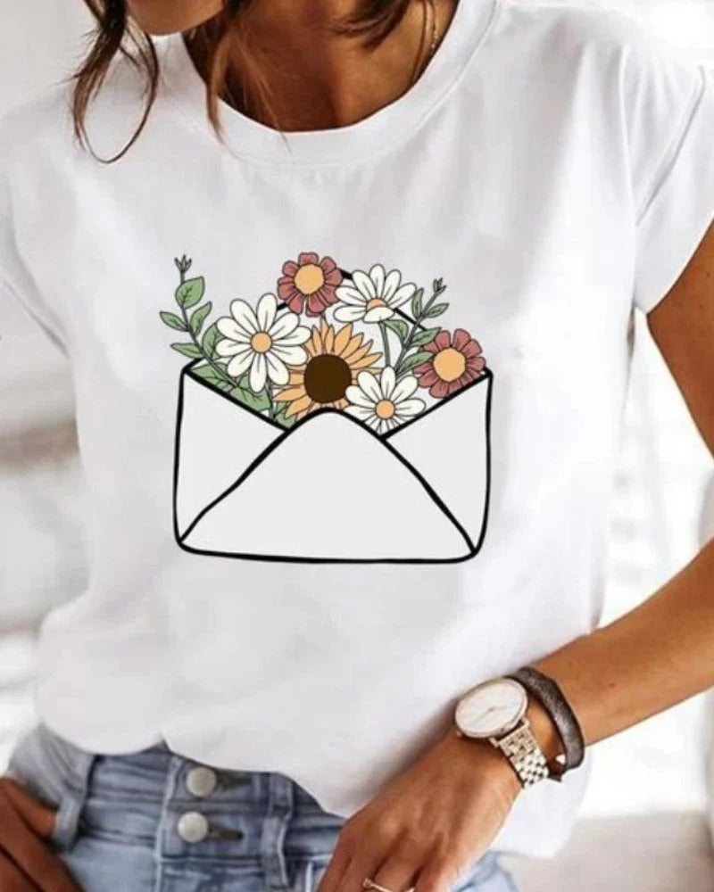Averell - Womens Short Sleeve Summer T Shirt