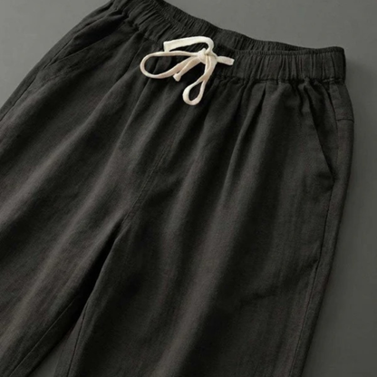 Zilan | Bequeme Damen Hose schmal Kordelzug modern