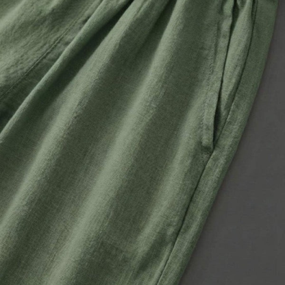 Zilan | Bequeme Damen Hose schmal Kordelzug modern