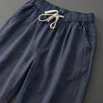 Zilan | Bequeme Damen Hose schmal Kordelzug modern