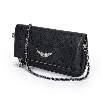 Gesteppte Clutch mit Kettentrageriemen – Elegant und vielseitig