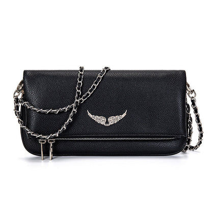 Gesteppte Clutch mit Kettentrageriemen – Elegant und vielseitig Zorenza