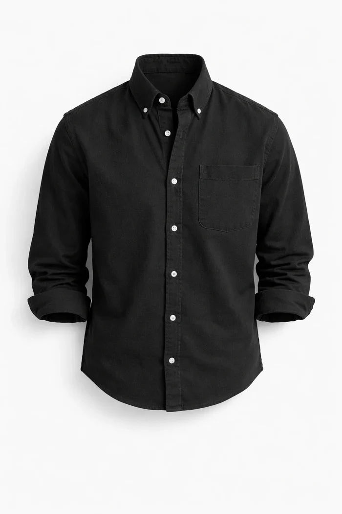 Heren elegant casual shirt