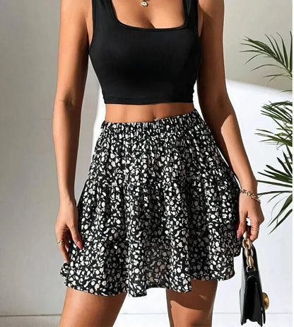 Women's Spring Mini Dress Skirt Style