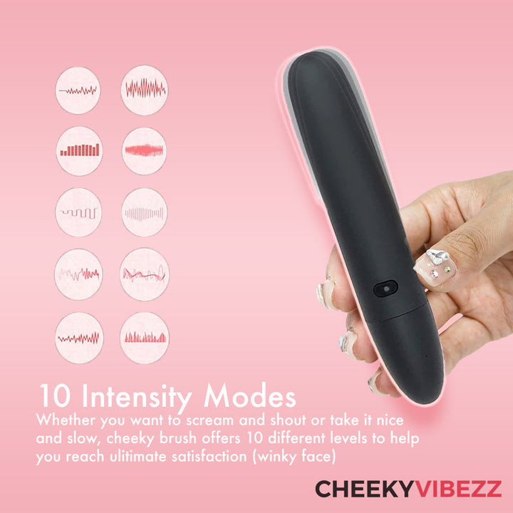 CHEEKYVIBEZ™ VIBRATING MAKEUP BRUSH