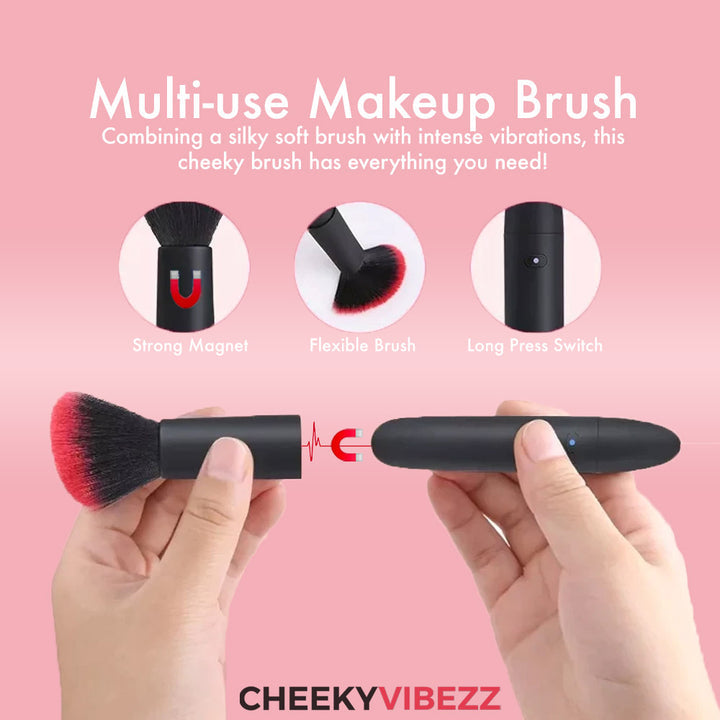 CHEEKYVIBEZ™ VIBRATING MAKEUP BRUSH