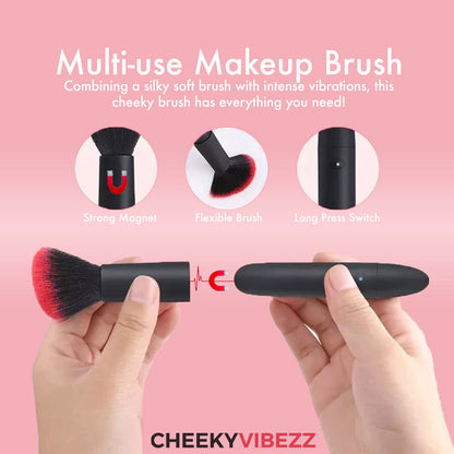 CHEEKYVIBEZ™ VIBRATING MAKEUP BRUSH