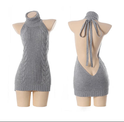 Backless Virgin Killer Sweater