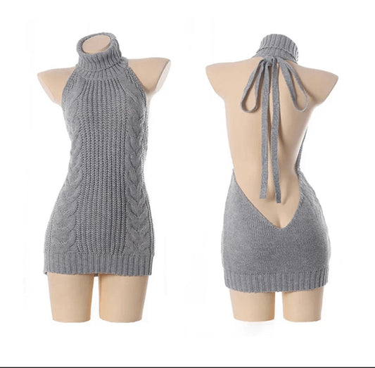 Backless Virgin Killer Sweater