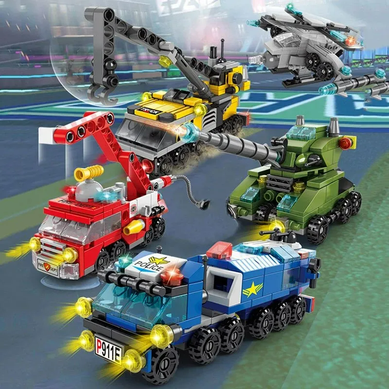 Mini Six In One Vehicle Shapes