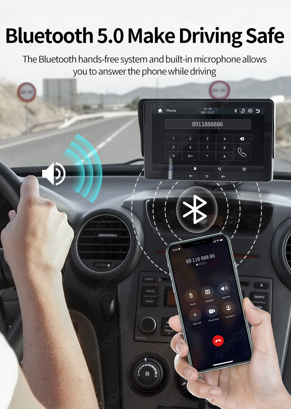 MultiDrive 7 CarPlay Screen