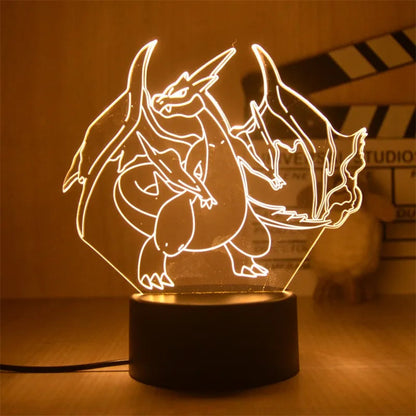 Pokemon Pikachu Led 3D Night