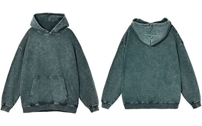 Plain Distressed Hoodie