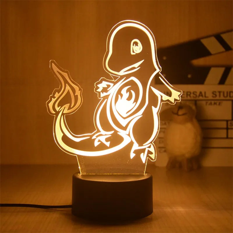 Pokemon Pikachu Led 3D Night
