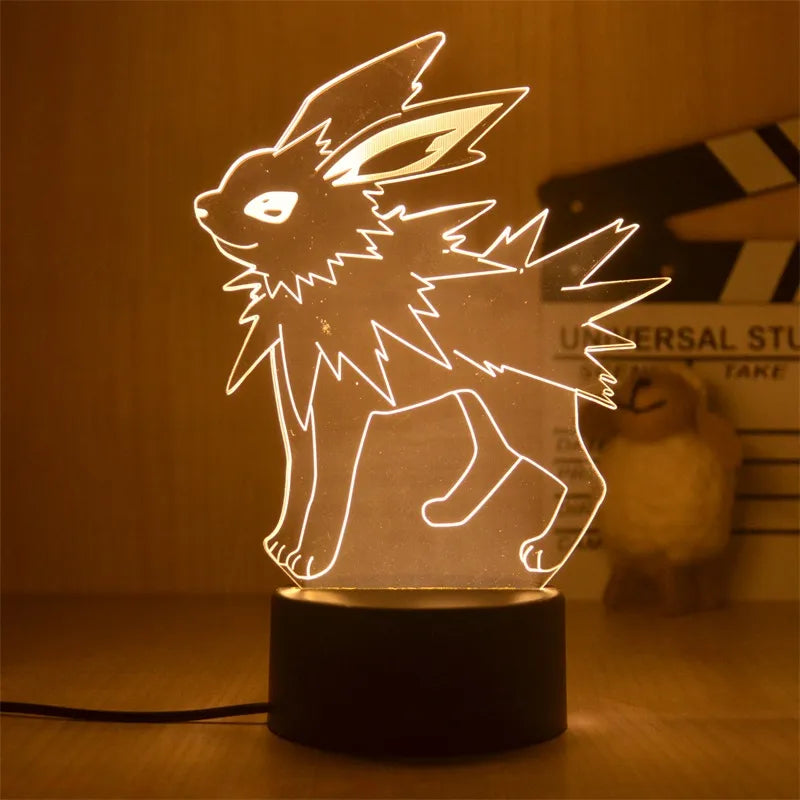 Pokemon Pikachu Led 3D Night