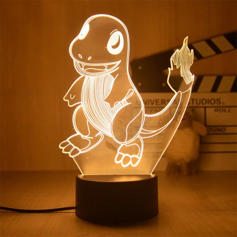 Pokemon Pikachu Led 3D Night