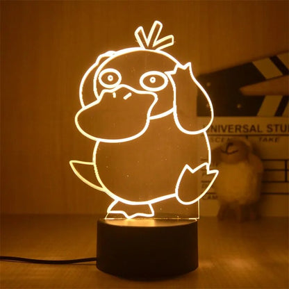 Pokemon Pikachu Led 3D Night